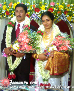 Ajish George Ann Sophia Wedding photos